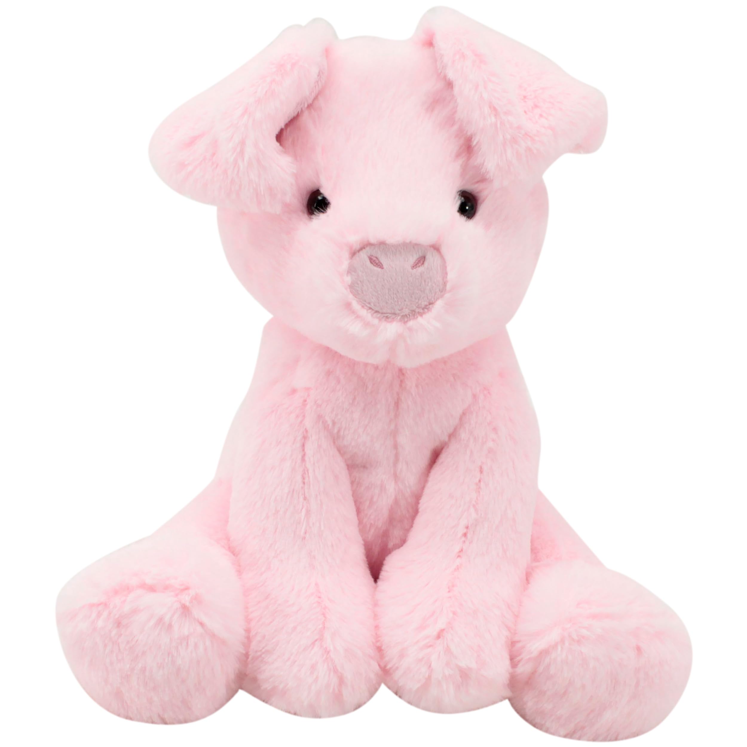Rainbow Designs Barnyard Buddies Super Soft & Cuddle-Friendly Plush Toy - Squeezable Hooves, Velvet Ears for Kids Christening, Baby Shower & Birthdays