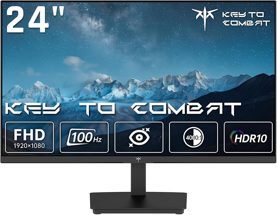 Amazon.co.jp: KEY TO COMBAT 24インチ PCモニター フルHD 1080P 100Hz
