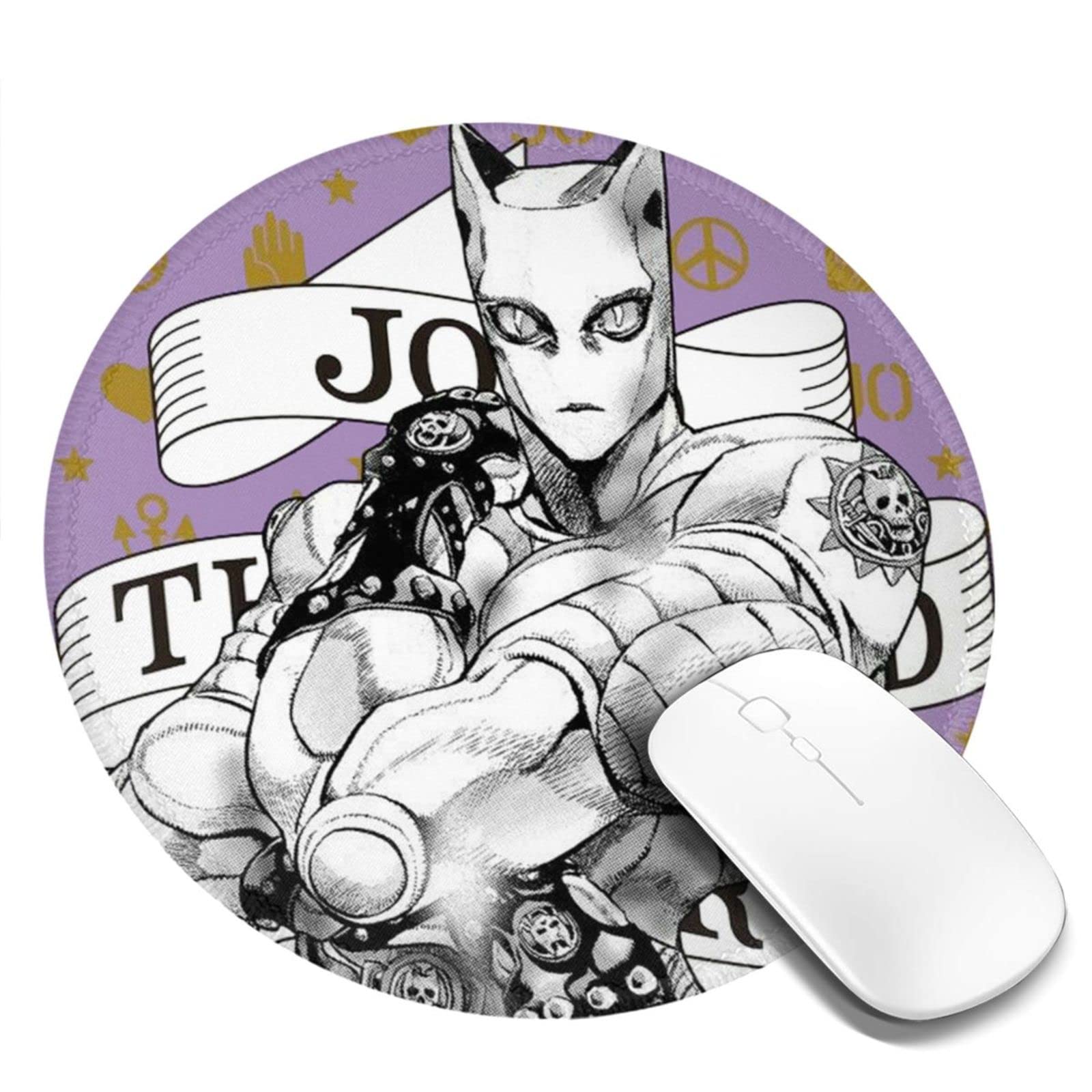 Amazon.co.jp: ジョジョの奇妙な冒険 丸形かわいい マウスパッド