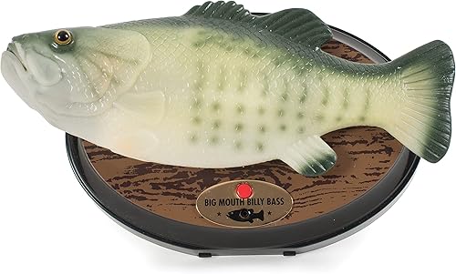 Miniatura 1 de Gemmy Infleables Holiday (G08 47957) Boca grande Billy Bass, Verde - Edición 15 Aniversario