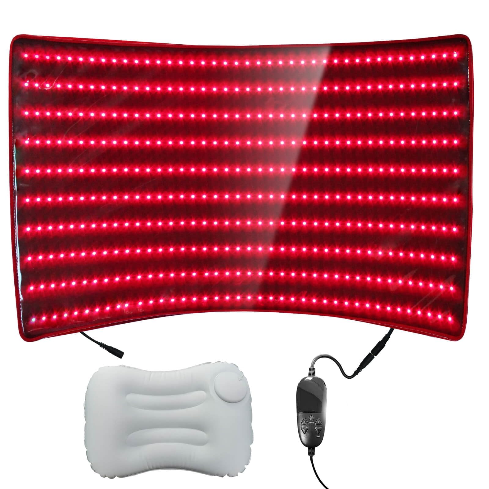 BestQool Red Light Therapy Mat, Infrared Red Light Therapy 38" x 23" Large Pads, 400 LEDs Dual Chip 660nm & 850nm Red Light Therapy for Body, Muscle, Recovery, Energy, Pain Relief, Skin Health. 63W