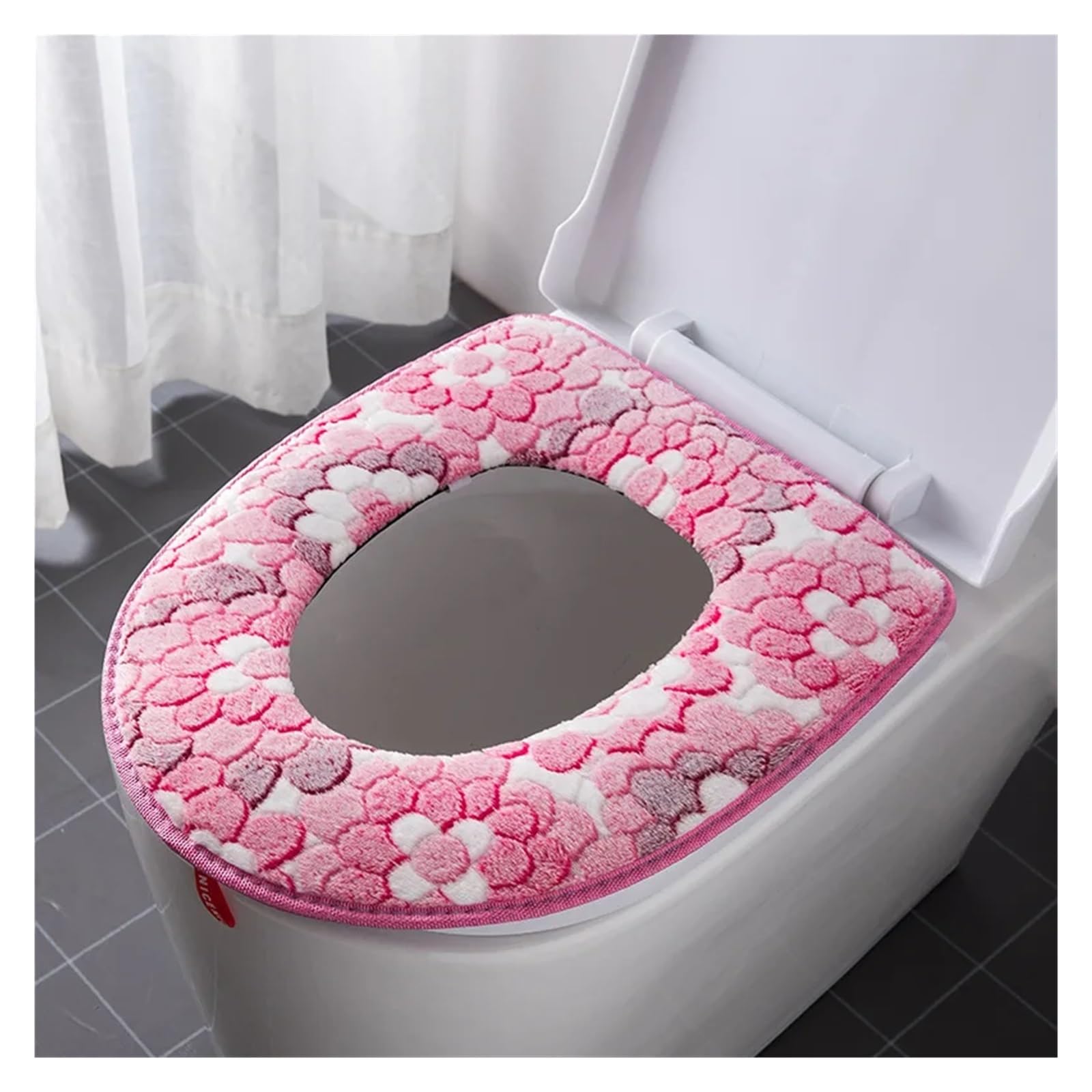 HLAVORTEXA Soft Bathroom Toilet Seat Closestool Washable Warmer Mat Cover Pad Cushion Bathroom Toilet Toilet Seat Toilet Toilet Seat Cover(Color-C)