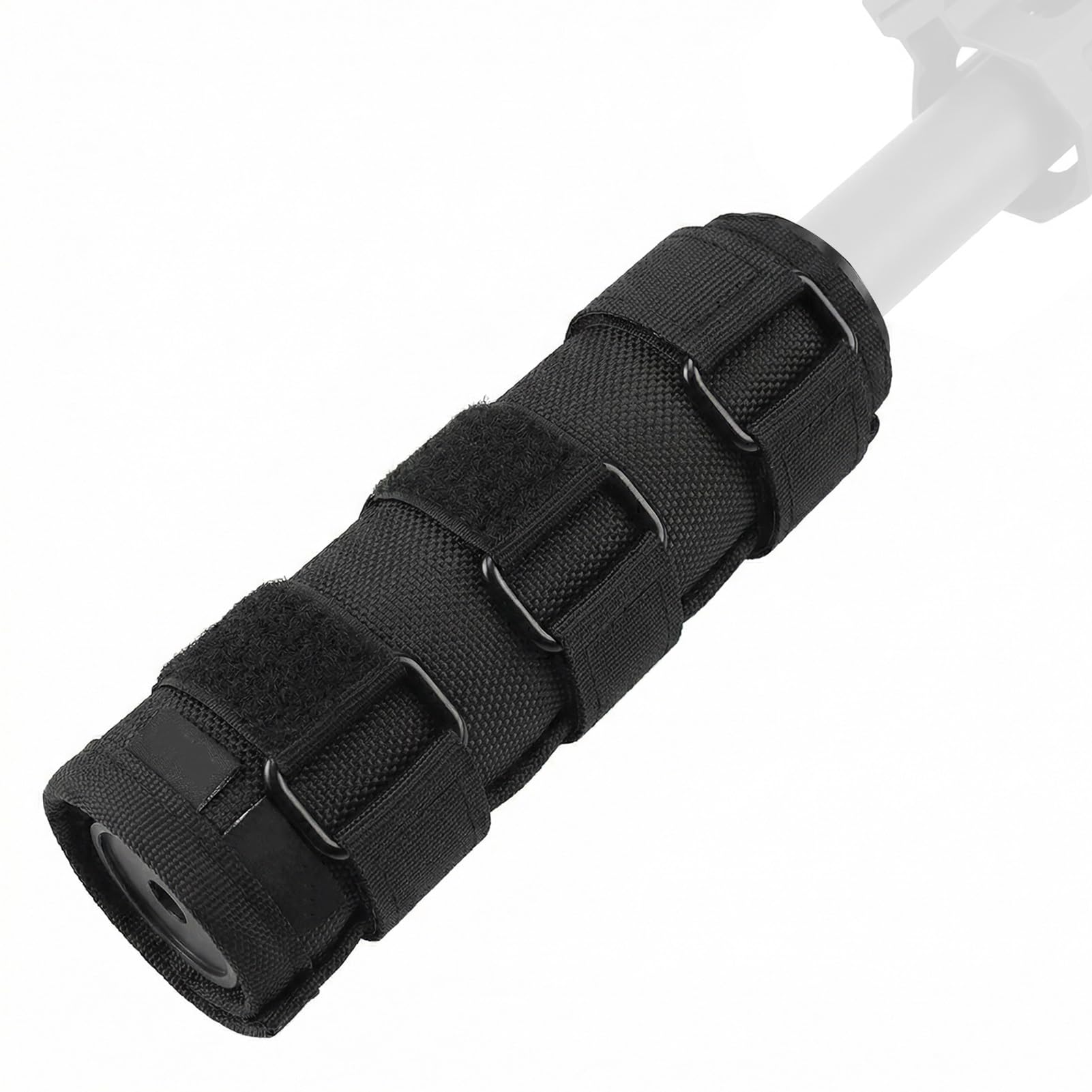 Resistente al Calore Copertura per Silenziatore Tattico - Manicotto Microfibra Antiscottatura Rivestimento Silicone per Silenziatore Protezione (5/6/7/9 Pollici)