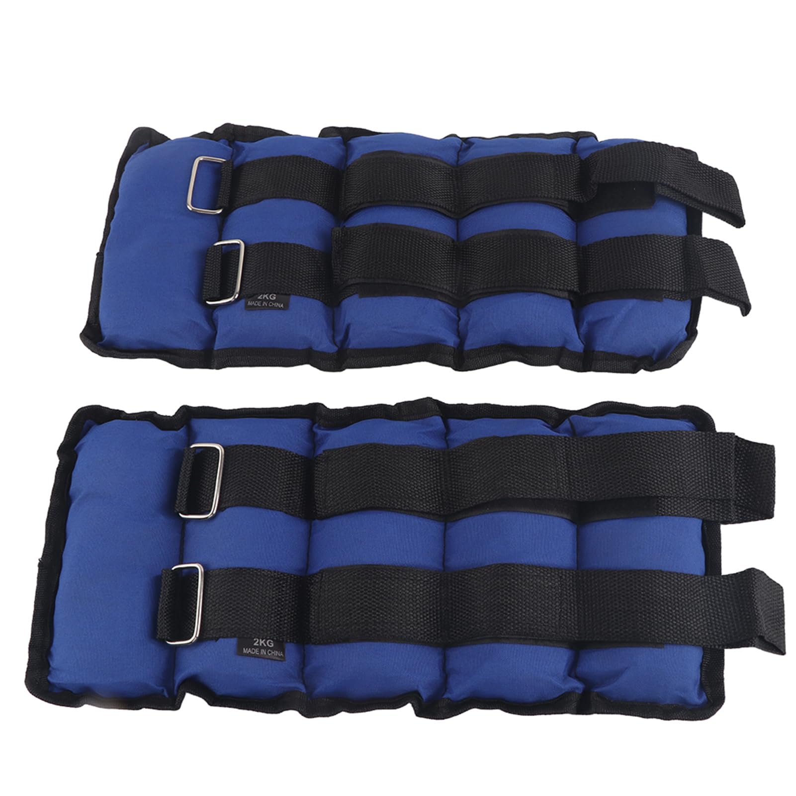 Pesas de Tobillo Ajustables, Pesas de Nailon Resistentes para Tobillo y Muñeca con Cierres de Gancho y Bucle Ajustables, Tela Doble de Tela Oxford, sin Fugas, 1 Kg 2 Kg 3 4
