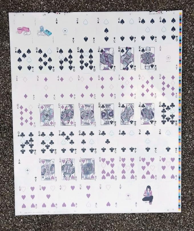 Lofi Mix Vol. 1 Uncut Playing Card Sheet miniatura 2