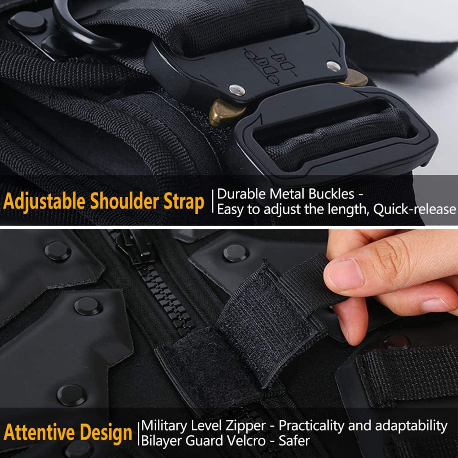 Chaleco táctico Airsoft Chalecos Molle Protector de pecho Ajustable Paintball Cosplay Traje de película CS Game Combat Militar Entrenamiento al aire libre Ajuste S-XL Tamaño Adulto Hombres Mujeres