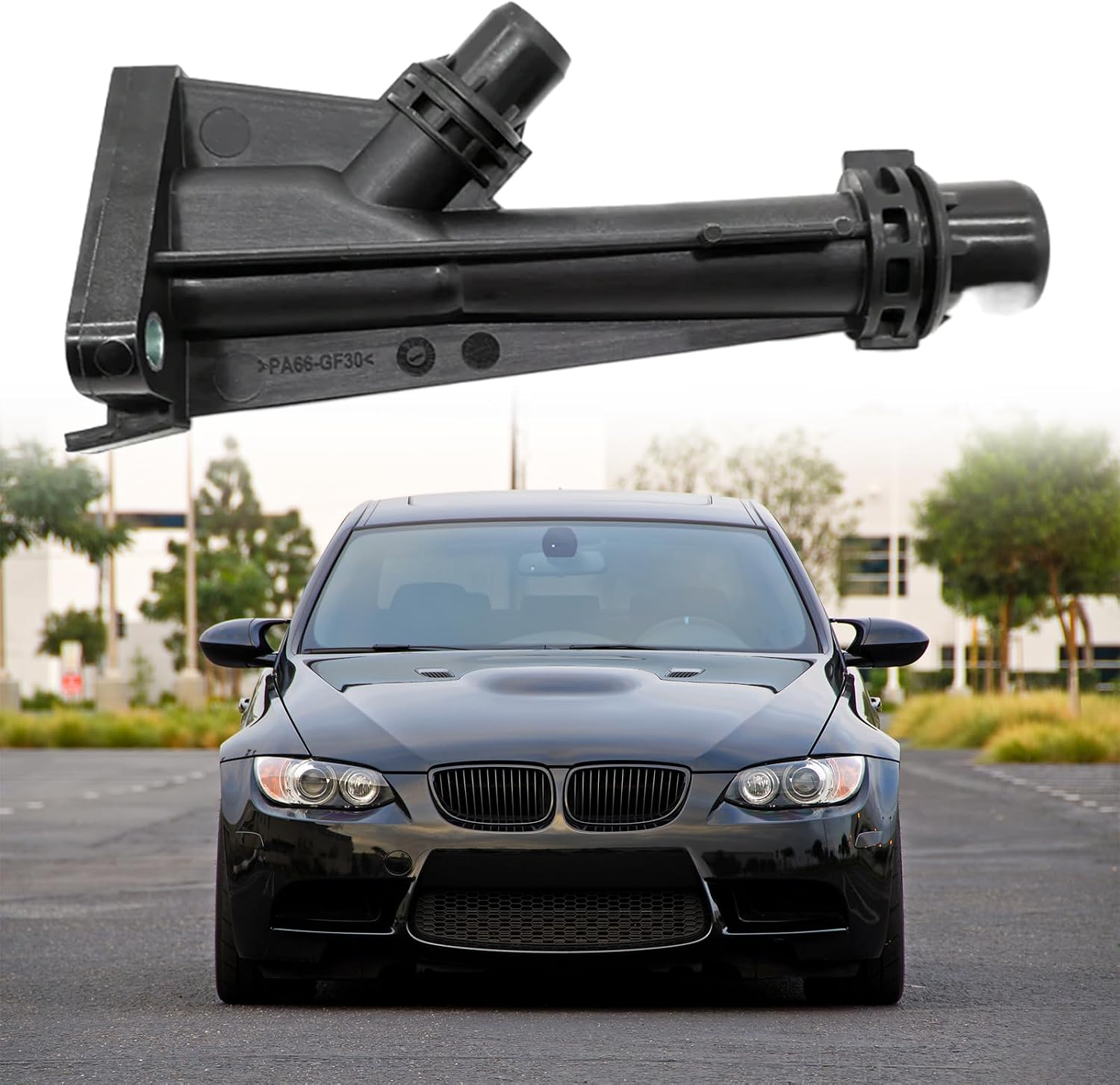 Thermostat Housing Flange For E90 E91 E92 E93 325D N57 11117803751 Replacement Engine Water Pipe Coolant Hose Connector