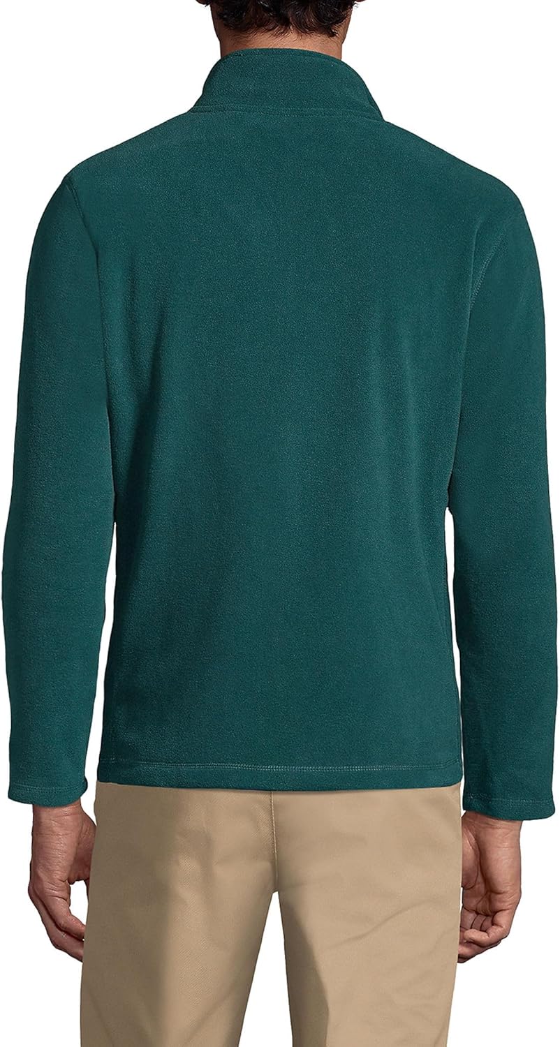 Lands' End Men's Full-Zip Mid-Weight Fleece Jacket - Image 2