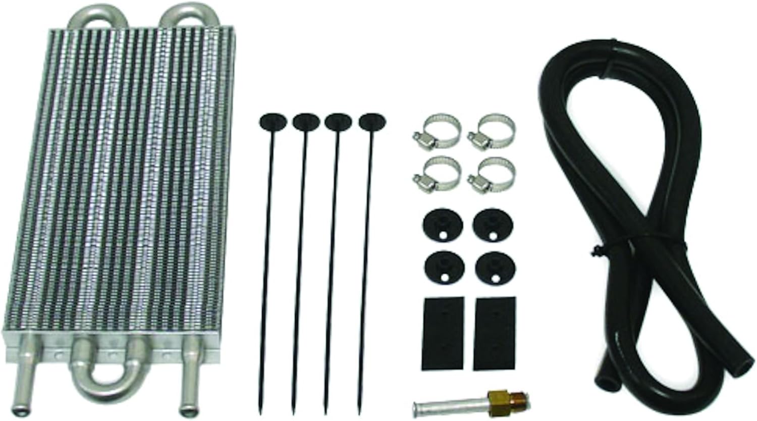 Mishimoto MMTCU Universal Transmission/Power Steering Cooler, Silver