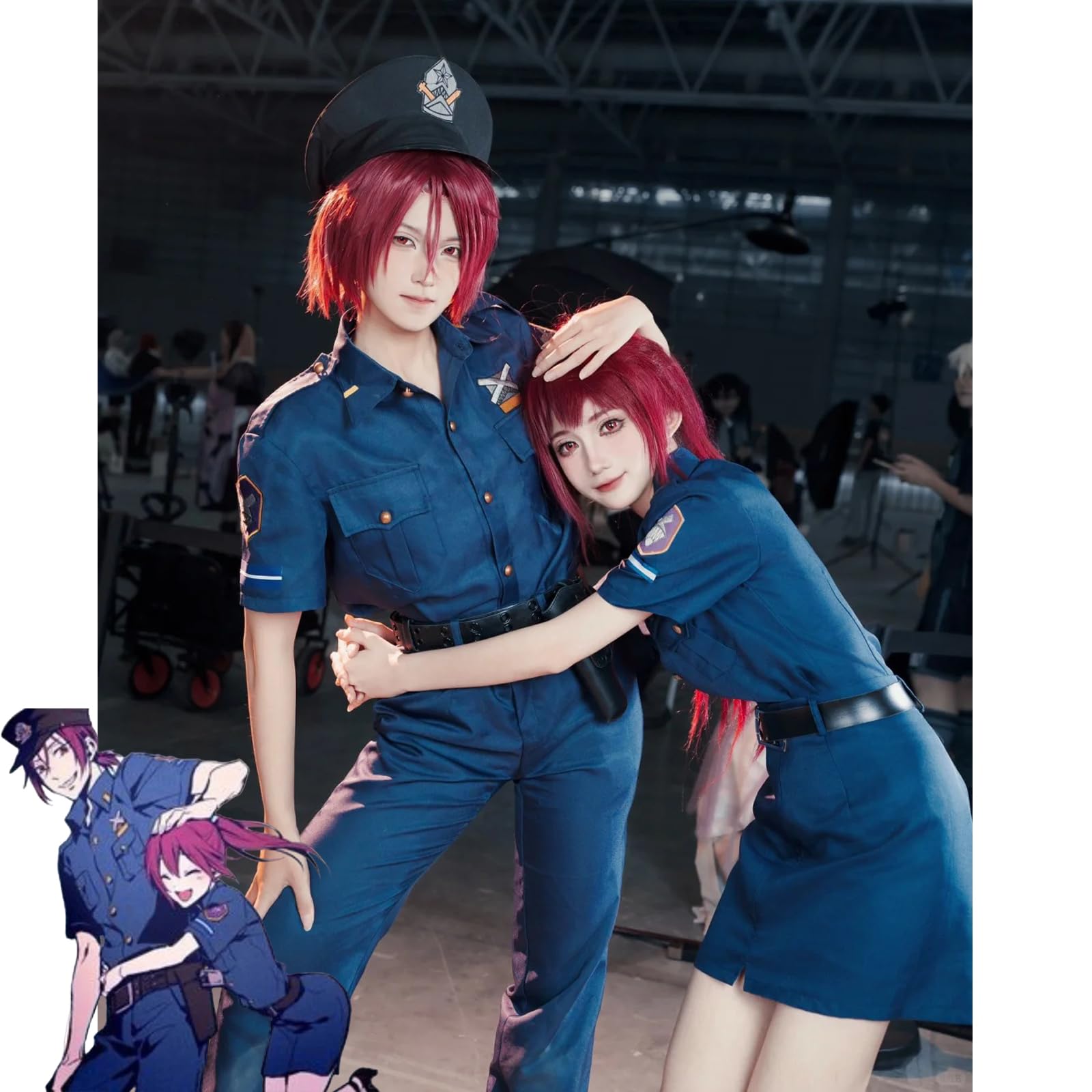 Amazon.co.jp: Free! フリー コスプレ衣装 松岡凛 警服 制服 アニメ