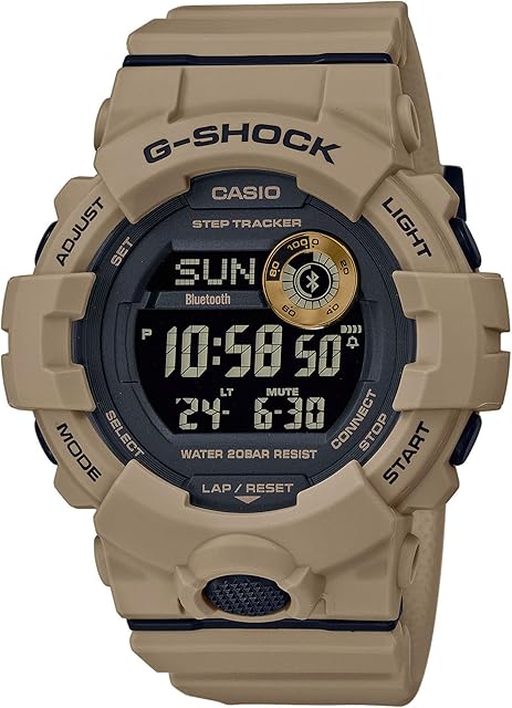 CASIO Men's digital quartz watch with resin strap.