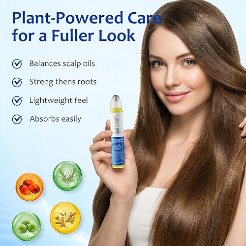 Miniatura 3 de Suero de crecimiento del cabello de romero con 3% de romero, 3% aceite de batana, 2% extracto de guisante, 2% aceite de raíz de jengibre, raíz más