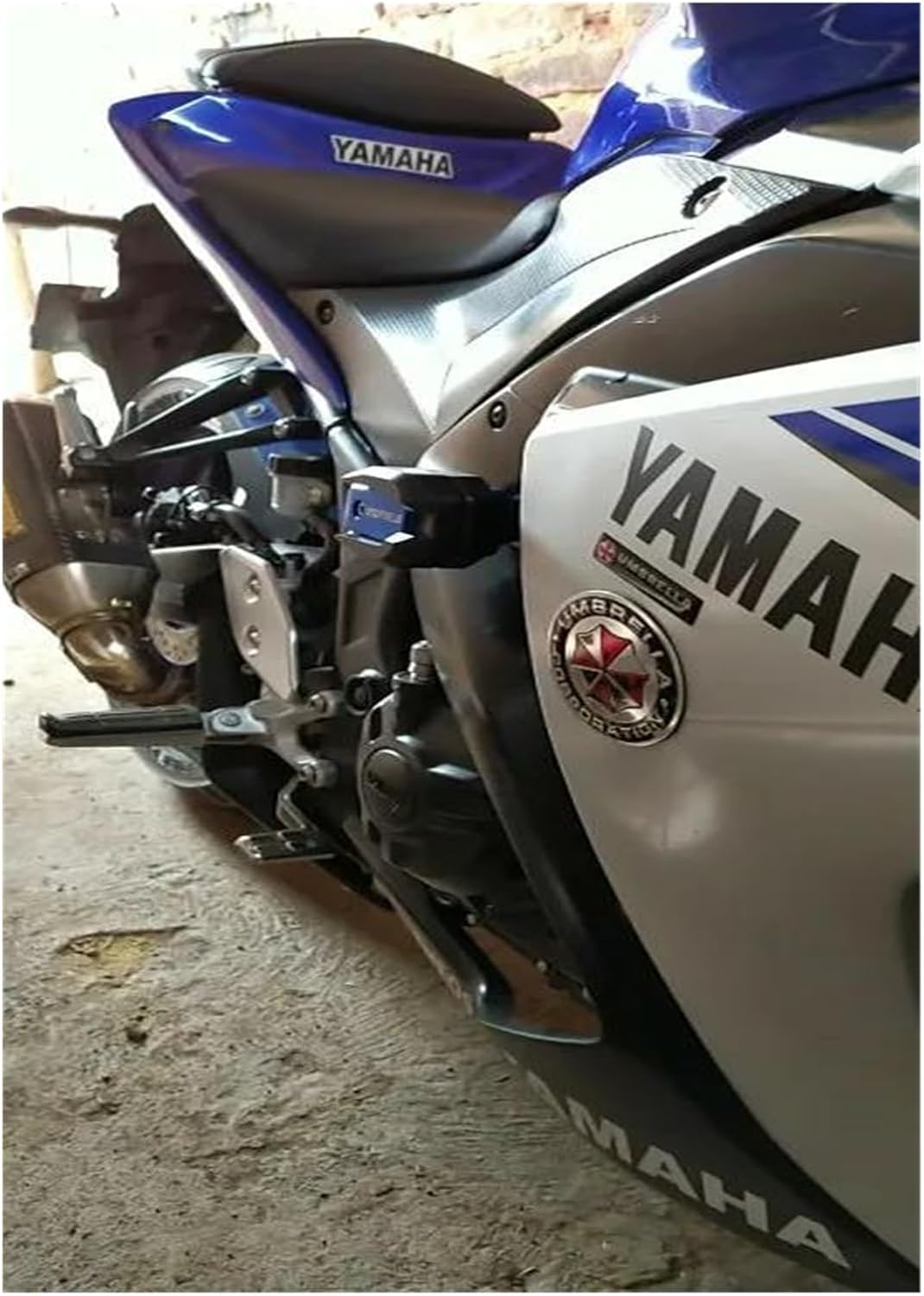 Falling Crash Protector For YAMAHA YZFR3 YZF R3 YZF R25 Motorcycle Falling Protection Frame Slider Fairing Guard Anti Crash Pad Protector Upgrade accessories(A Orange)