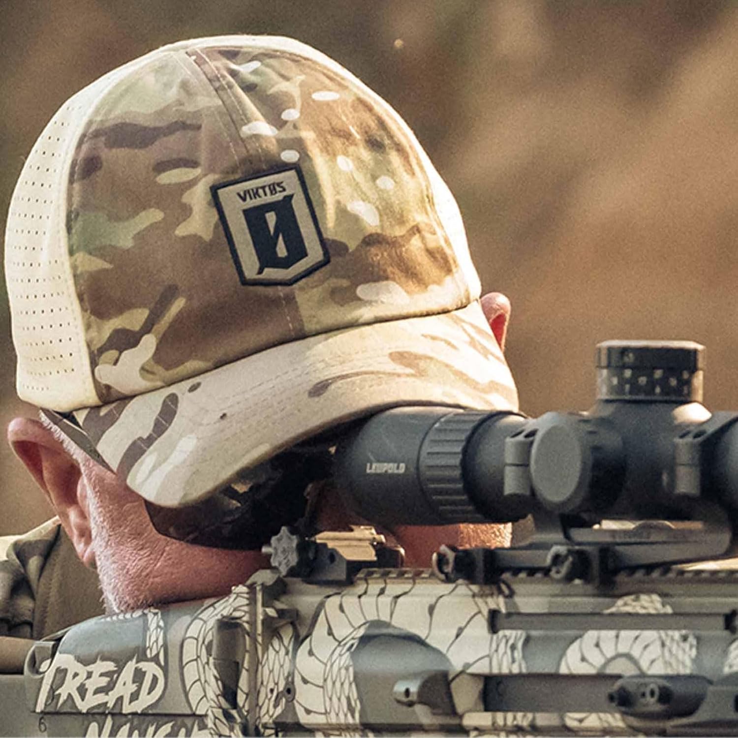 VIKTOS Men's Superperf MC Multicam Tactical Hat - Moisture-Wicking Adjustable Casual Pre-Curved Mid-Profile Baseball Cap - Image 4