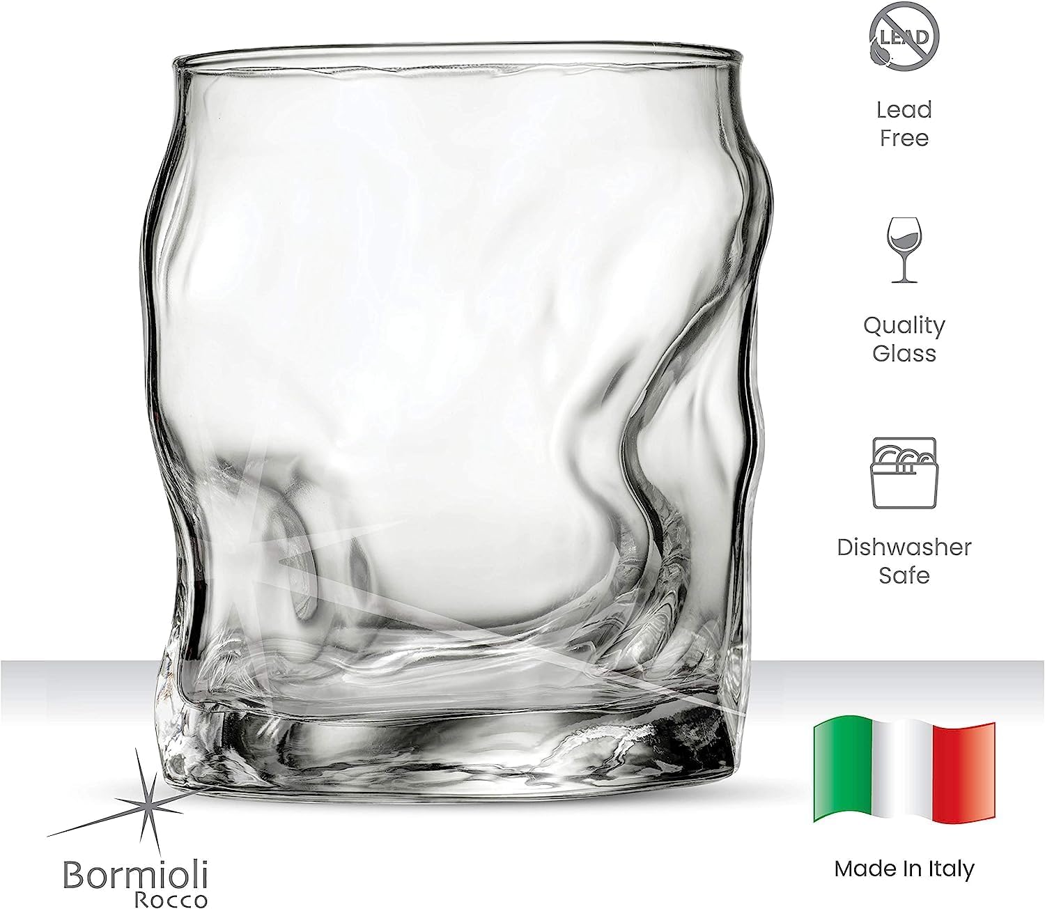 Bormioli Rocco Sorgente Glasses - Set of 4 -8