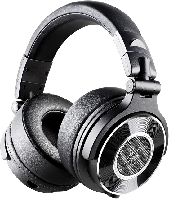OneOdio Monitor 60 Professional Studio Headphones Hi-Res Audio, Excellent Noise Isolation & Comfort, Foldable Headphones Over Ear with Detachable Cables for Studio Mastering Mixing Reording DJ