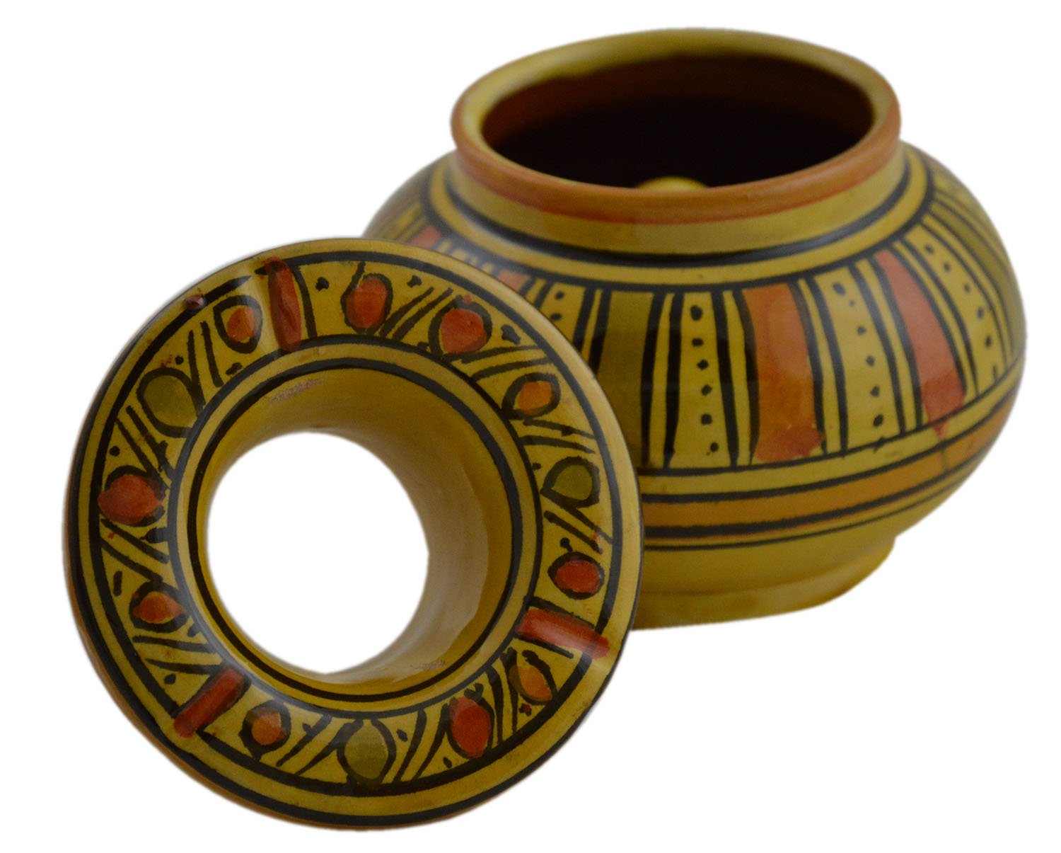 Ceramic Ashtrays Hand Made Moroccan smokless Ceramic Medium
