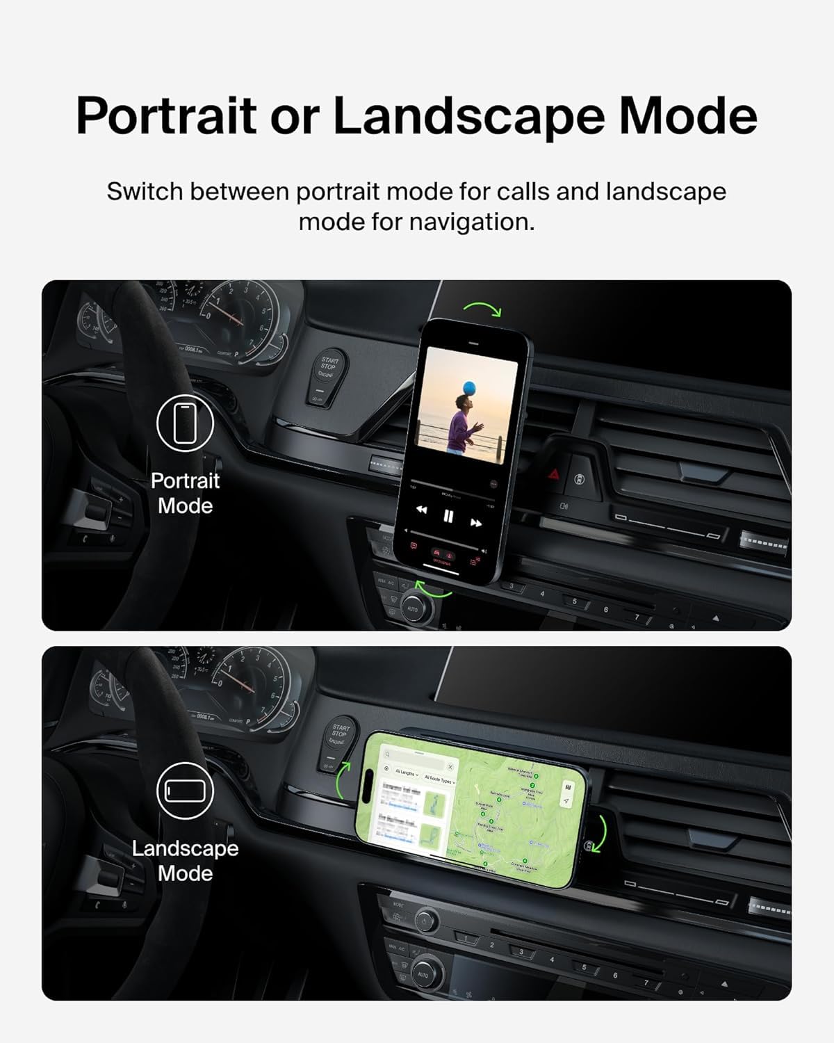 Amazon.com: Belkin MagSafe Car Vent Mount Pro, Magnetic Phone