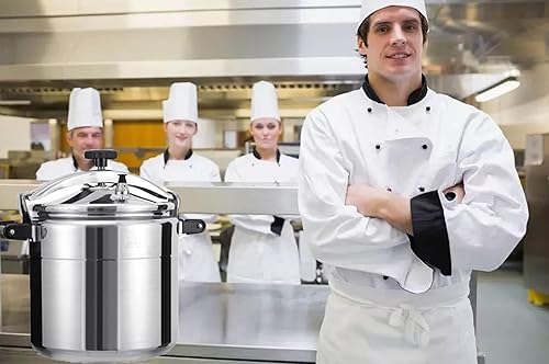Miniatura 4 de olla a presión comercial muy grande a prueba de explosiones múltiples latas de presión de cocción de vapor grande grandes capacidades 22 cuartos de