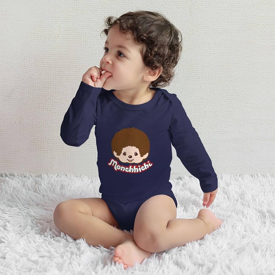 Amazon.co.jp: モンチッチ ロンパース 長袖 赤ちゃん 肌着 ベビー服 綿
