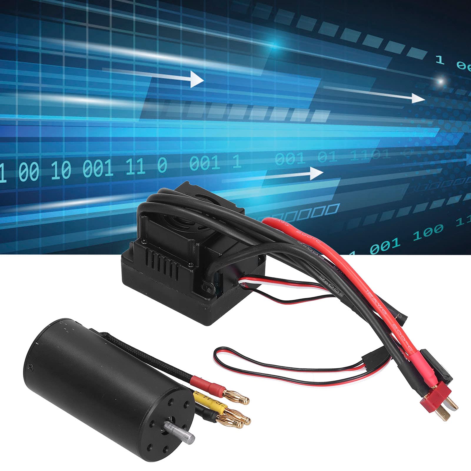 3670 Silnik Bezszczotkowy 2150KV i 120A ESC Combo z Zestawem Wtyczek T Silnik ESC Combo do Samochodu 1/8 RC