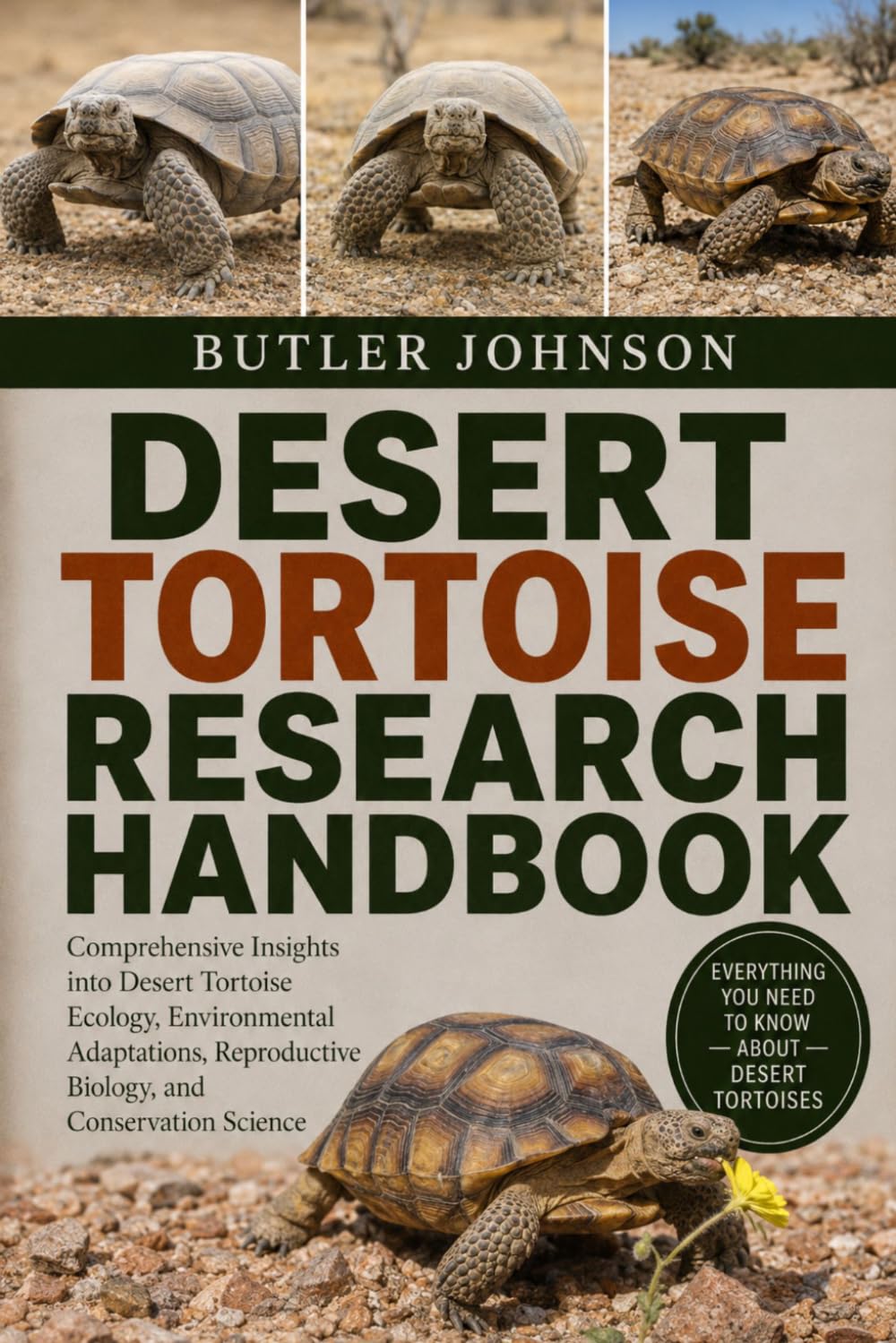 DESERT TORTOISE RESEARCH HANDBOOK: Comprehensive Insights into Desert Tortoise Ecology, Environmental Adaptations, Reproductive Biology, and Conservation Science