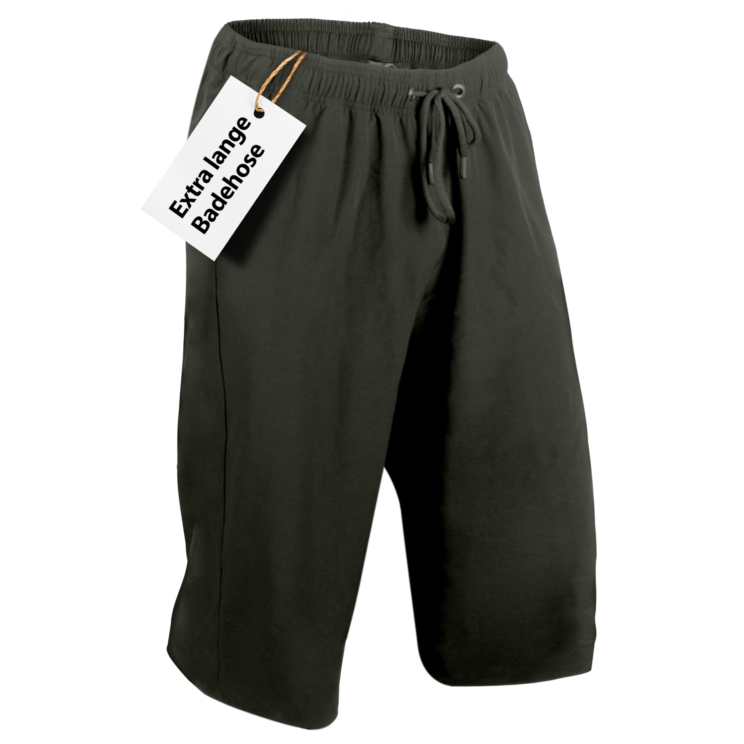 Short de bain pour homme, confortable, extra long, avec poches zippées, respirant, séchage rapide