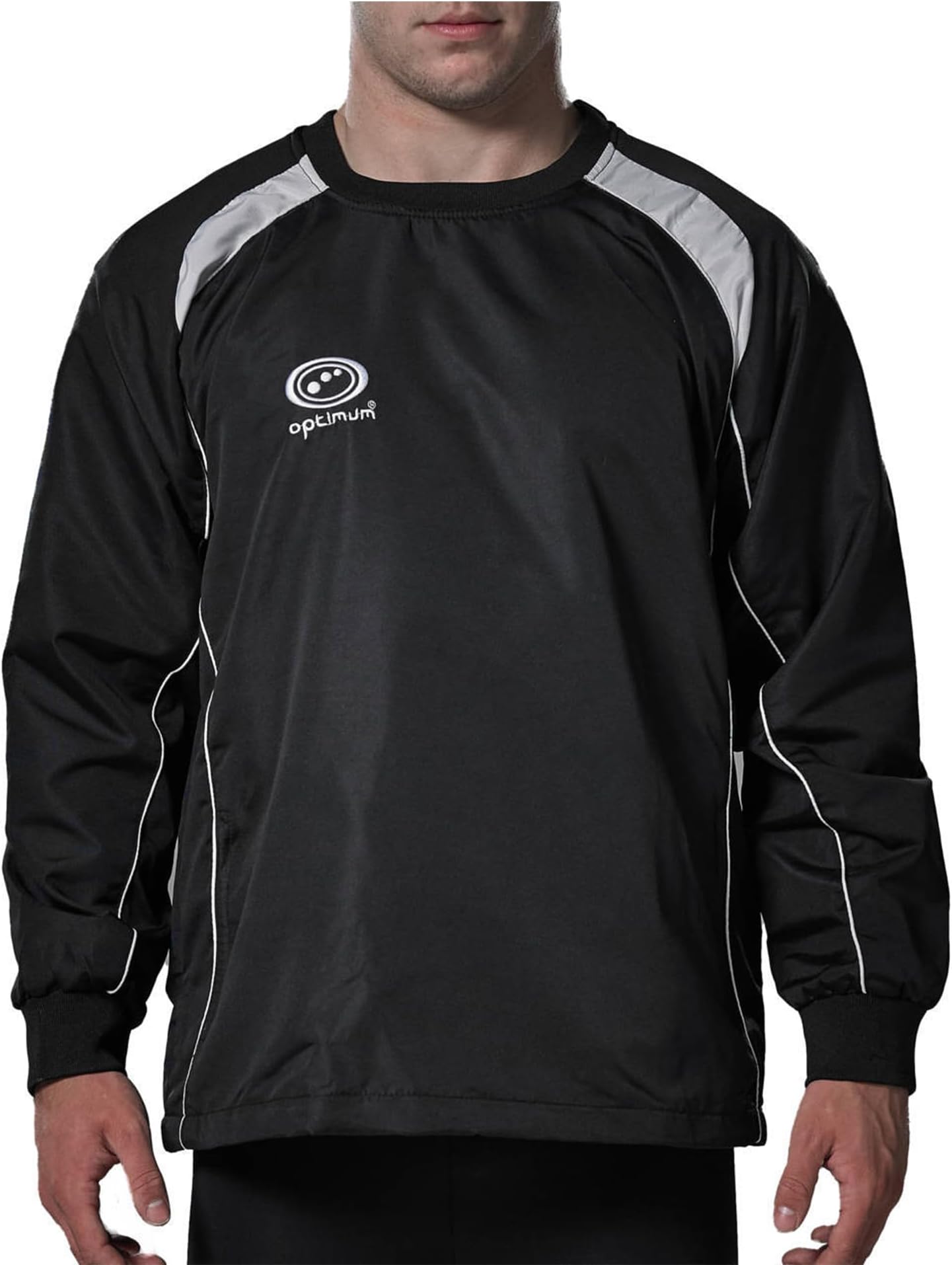 Top Training Contact Men's Windbreaker: Waterproof, Insulated Sportswear for Football, Rugby, Sport - Long Sleeve, Elastic Cuffs, Warm Pullover Jacket for Running