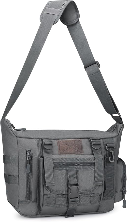Sac Bandoulière Tactique Homme Molle Militaire étanche - Randonnée Et Outdoor - Taille M