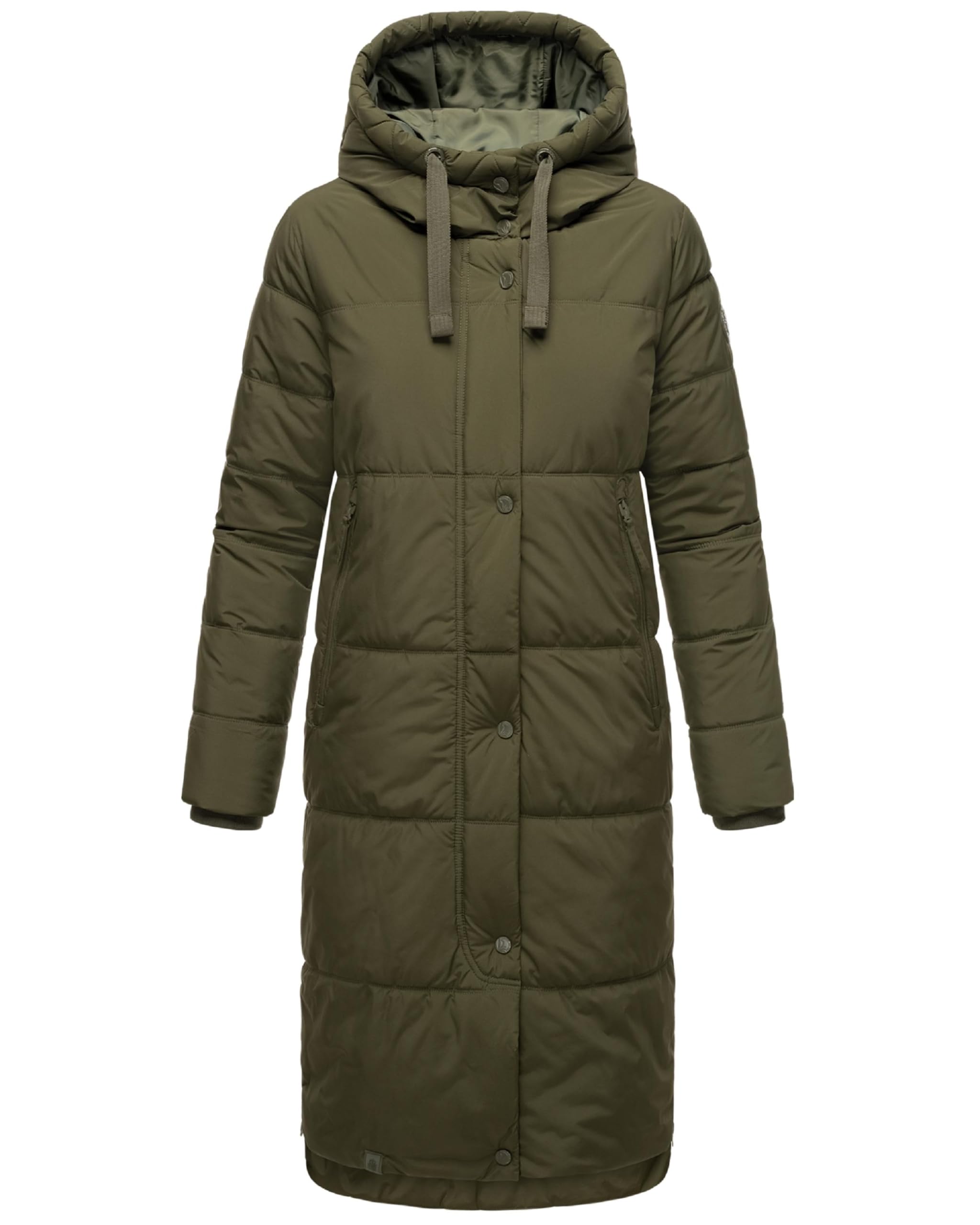 MARIKOO winterjas voor dames (S-3XL) - Steppjacke, lang gesneden, zijsplitten, afneembare capuchon, warme jas voor vrouwen - N001, Donkerblauw, M MARIKOO winterjas voor dames (S-3XL) - Steppjacke, lang gesneden, zijsplitten, afneembare capuchon, warme jas voor vrouwen - N001, Donkerblauw, M