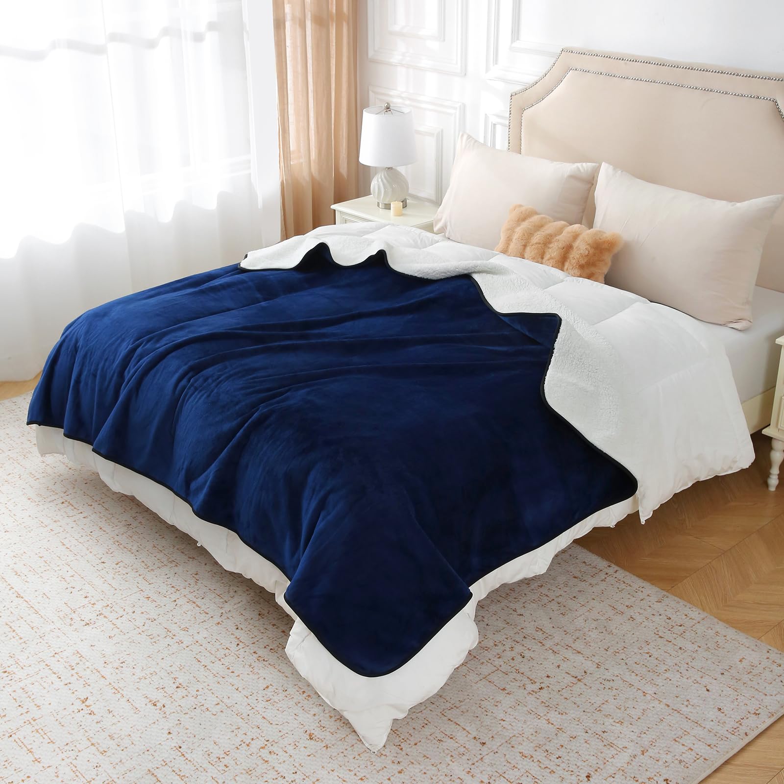 DREAMLANDING Waterproof Fleece Blanket Washable Soft Plush Pet Throw Protects Couch, Chair - Image 4