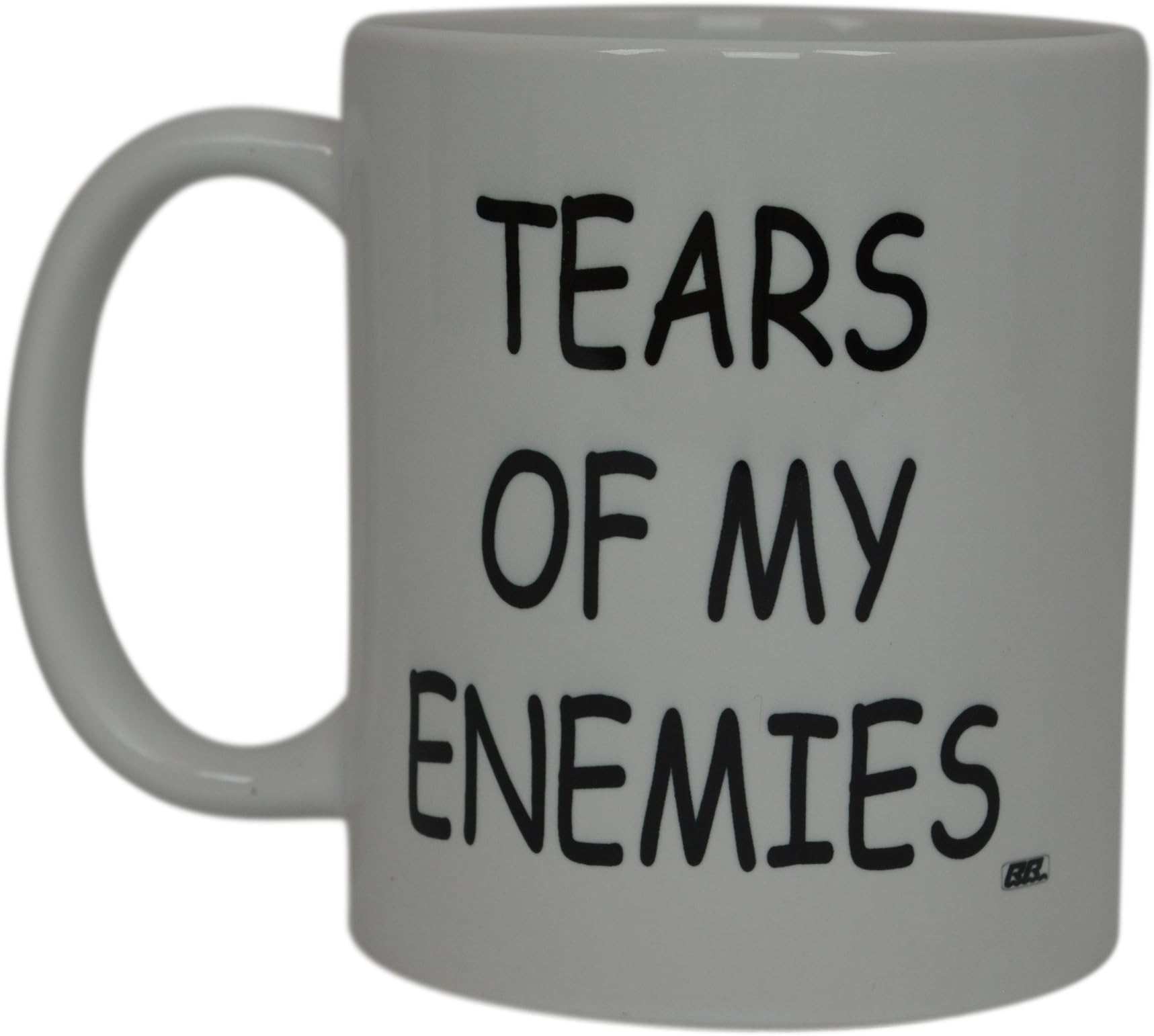 Best Funny Coffee Mug Tears Of My Enemies Novelty Cup Joke Great Gag Gift Idea For Men Women Office Work Adult Humor Employee Boss Coworkers (Tears of My Enemies)