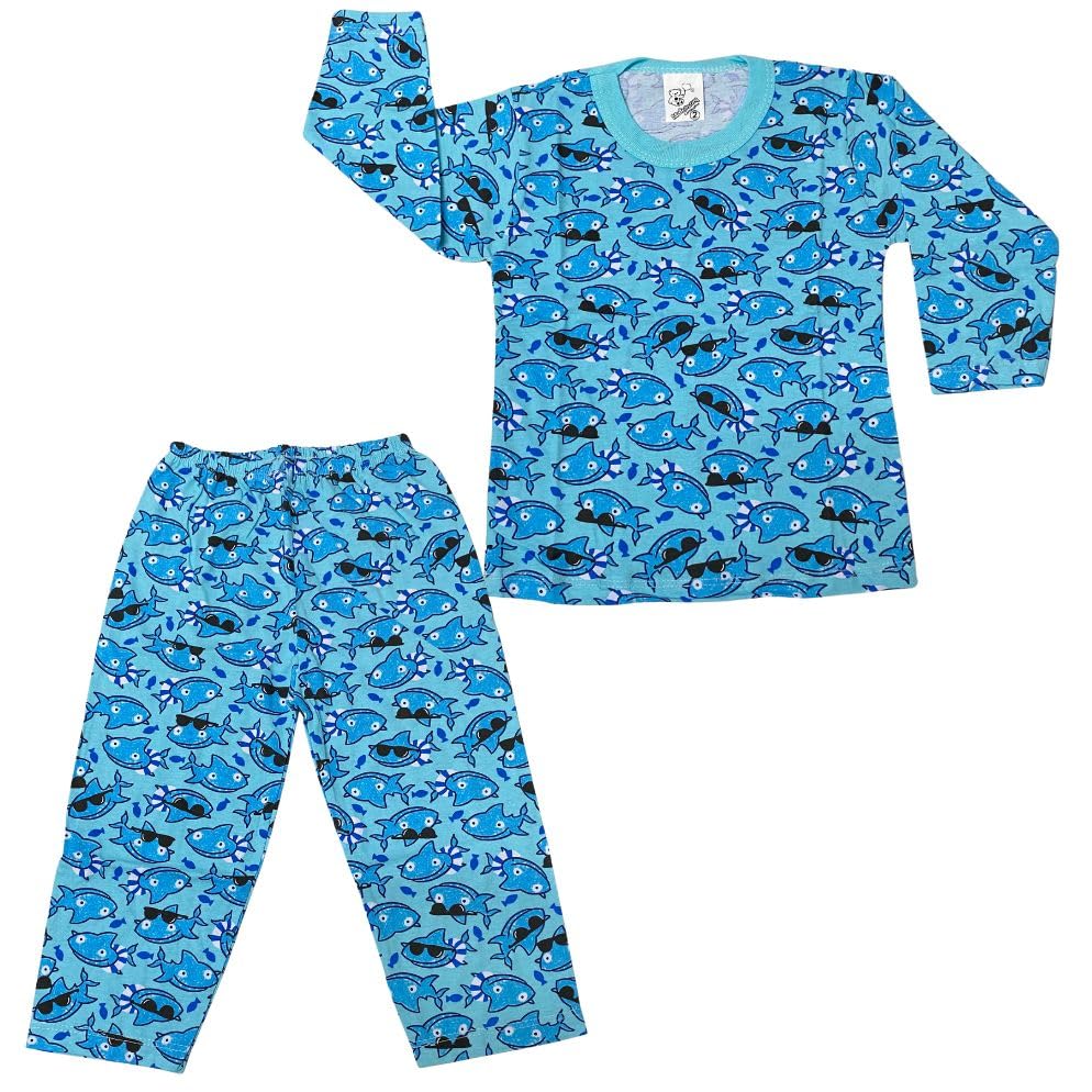 Pijama de manga longa infantil