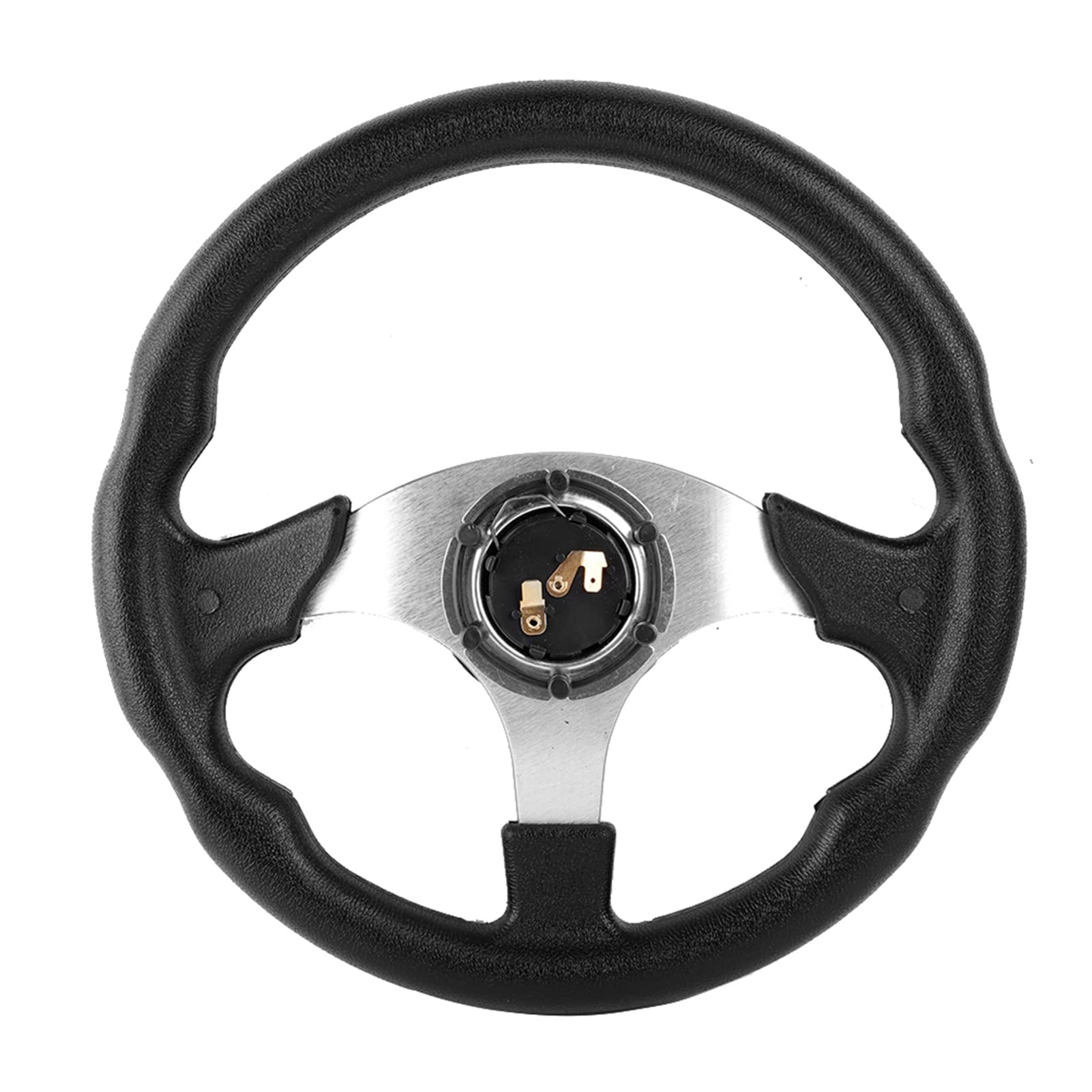 Volante 13in 320mm Volante universale in pelle PU per auto da corsa Volante sportivo blu
