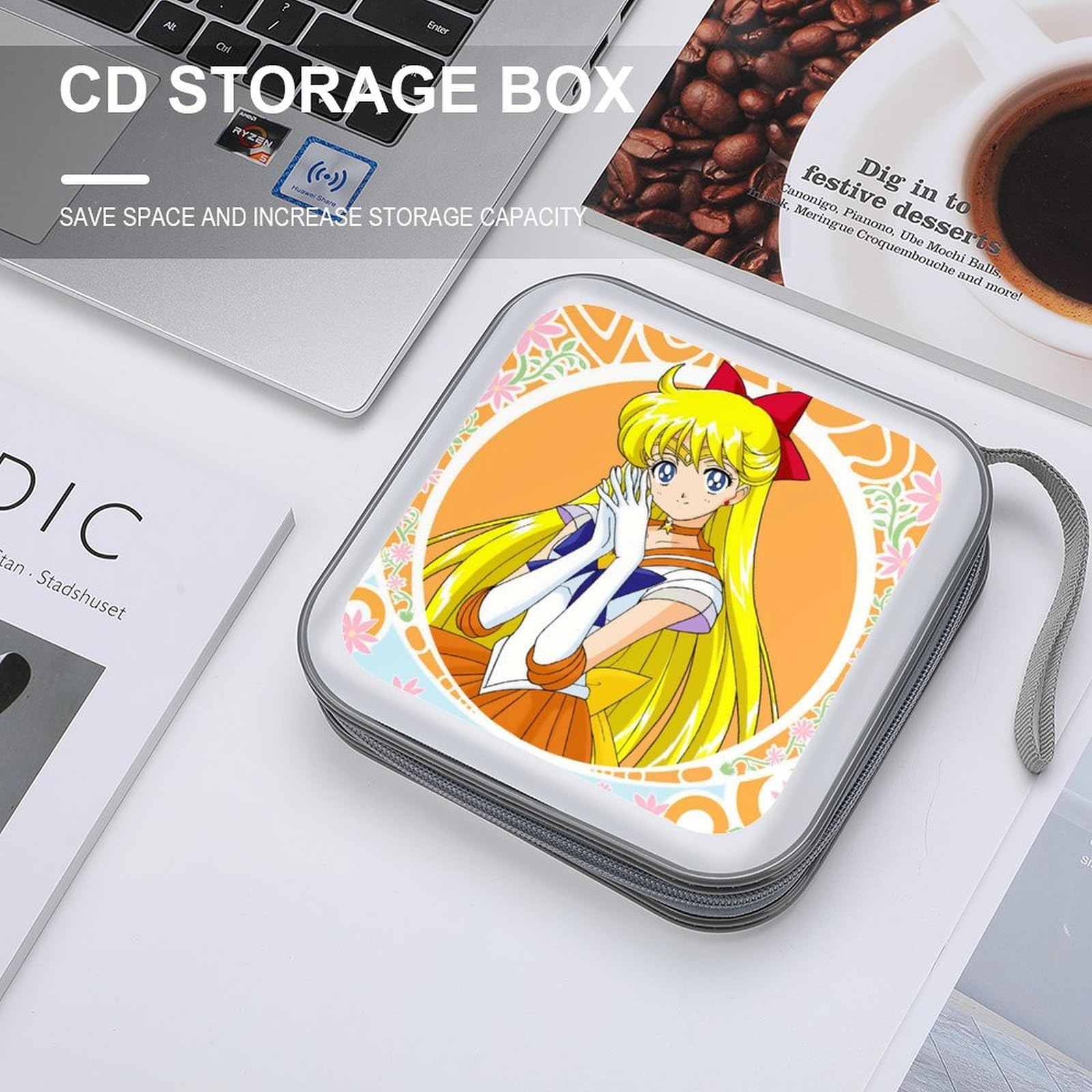Amazon.co.jp: CDケース 美少女戦士セーラームーン DVDケース CD/DVD 