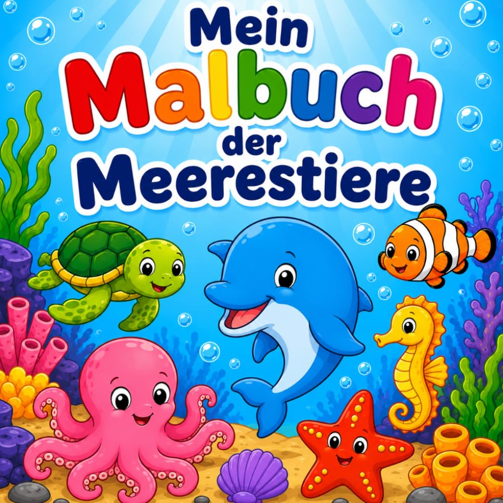 Mein Malbuch der Meerestiere