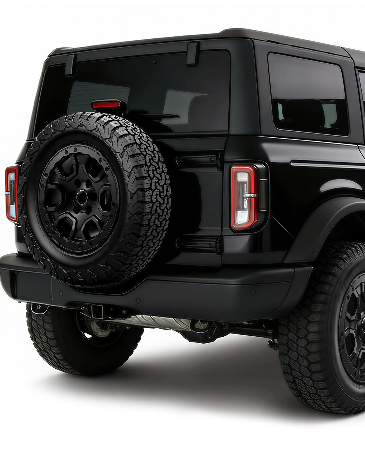 Photo 1 of Broaddict 5 Pcs Bead Lock Wheel Trim Rings Kit Fit for 2021-2026 Ford Bronco Sasquatch Package Beauty Rings Black