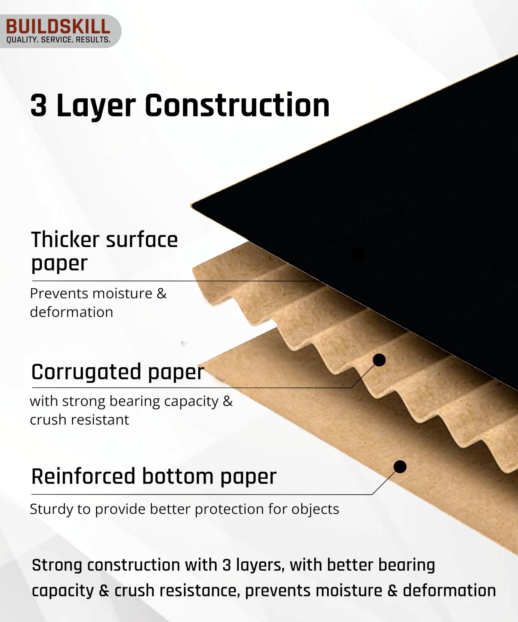Mailer Box 4X4X1.5 (Pack of 10) Black - Image 4 thumbnail