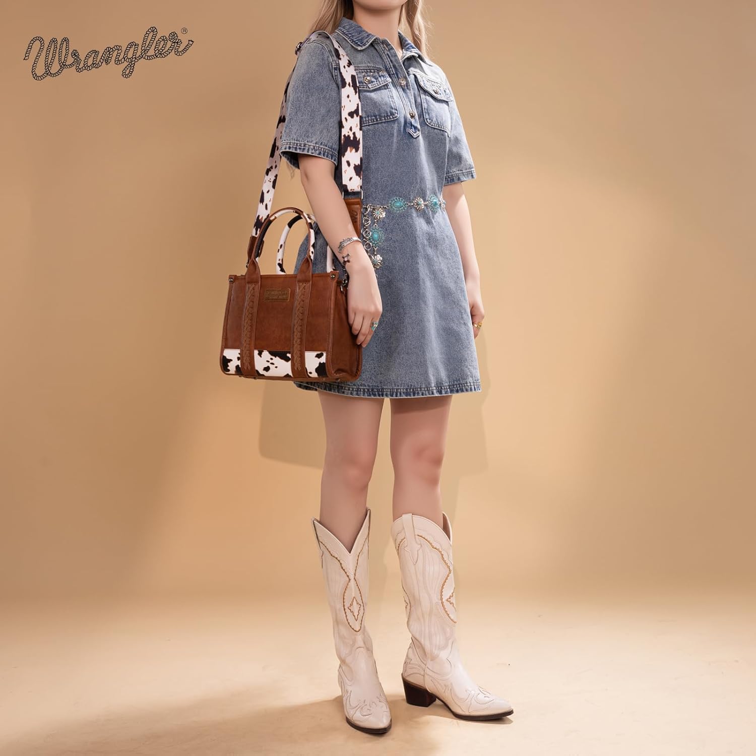 Wrangler Purse for Women Medium Tote Bag Handbags Top-Handle | Purse - Image 2