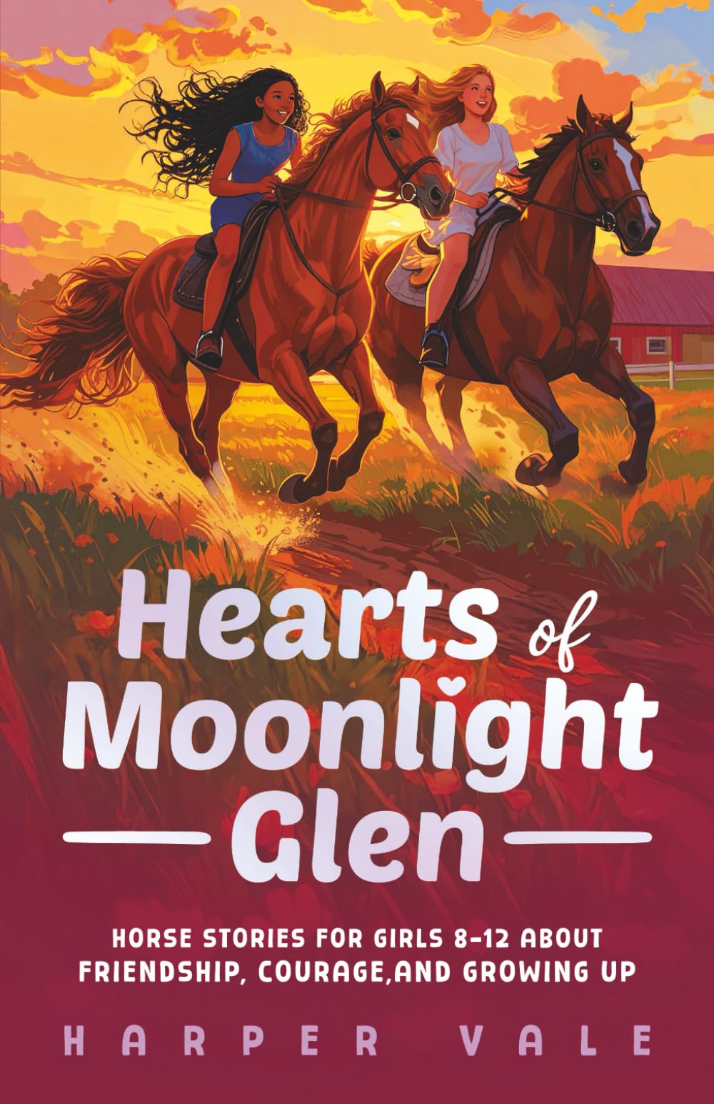 Hearts of Moonlight Glen: Horse Stories for Girls 8–12 About Friendship, Courage, and Growing Up