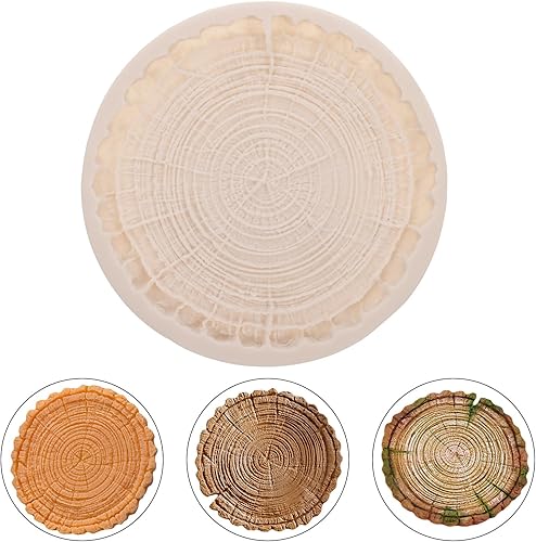 Miniatura 9 de EXCEART Moldes flexibles para hormigón de silicona para tocón, tocón de árbol, tocón de árbol, tocón de árbol, fundición de resina epoxi