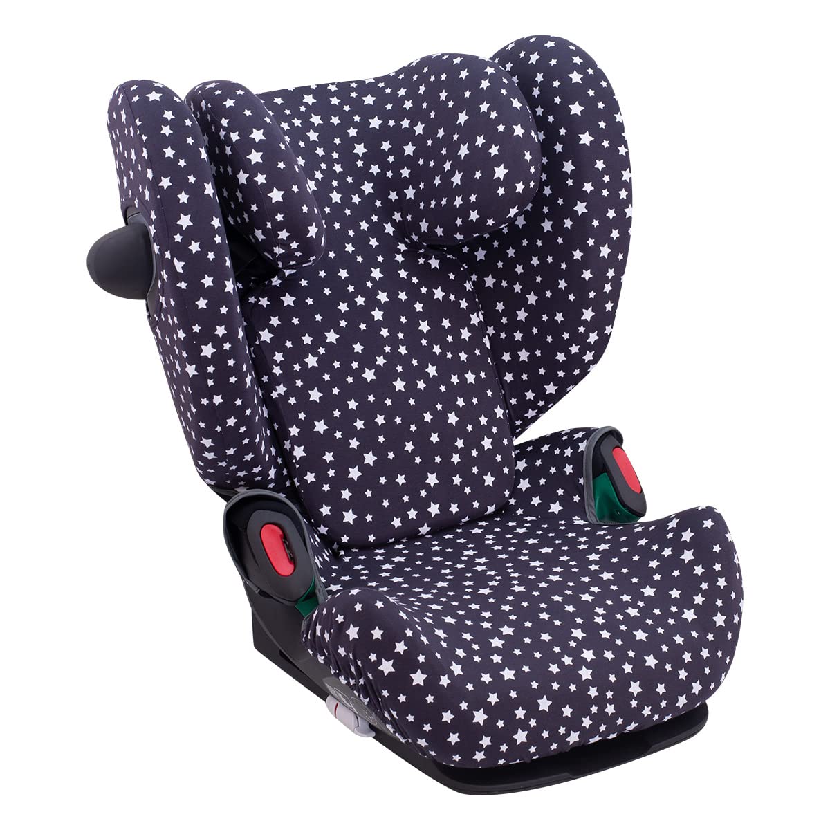 JYOKO KIDS Funda de algodón para silla de coche compatible con Cybex Pallas G I-SIZE (Funda Pallas G, WINTER SKY)