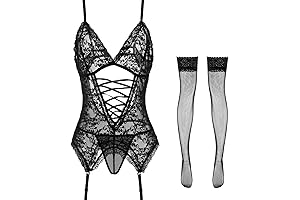Lingerie for Women, Stretchy Lace Teddy Crossdresser Lingerie