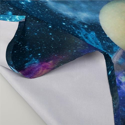 Miniatura 4 de Juego de 6 servilletas de tela con sistema solar de 20 x 20 pulgadas, diseño de planeta del universo, lavables, reutilizables, para cocina,