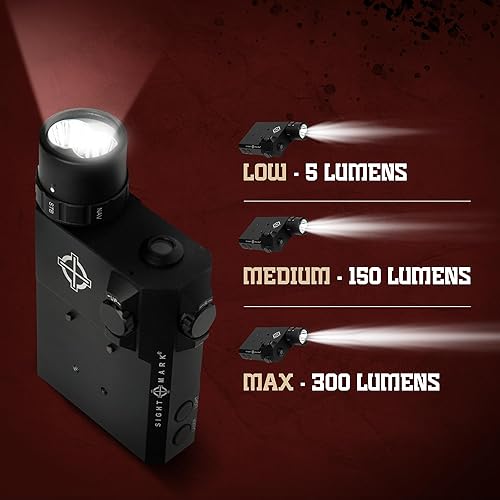 Miniatura 9 de Sightmark Linterna LoPro (visible e IR) con vista láser verde Combo