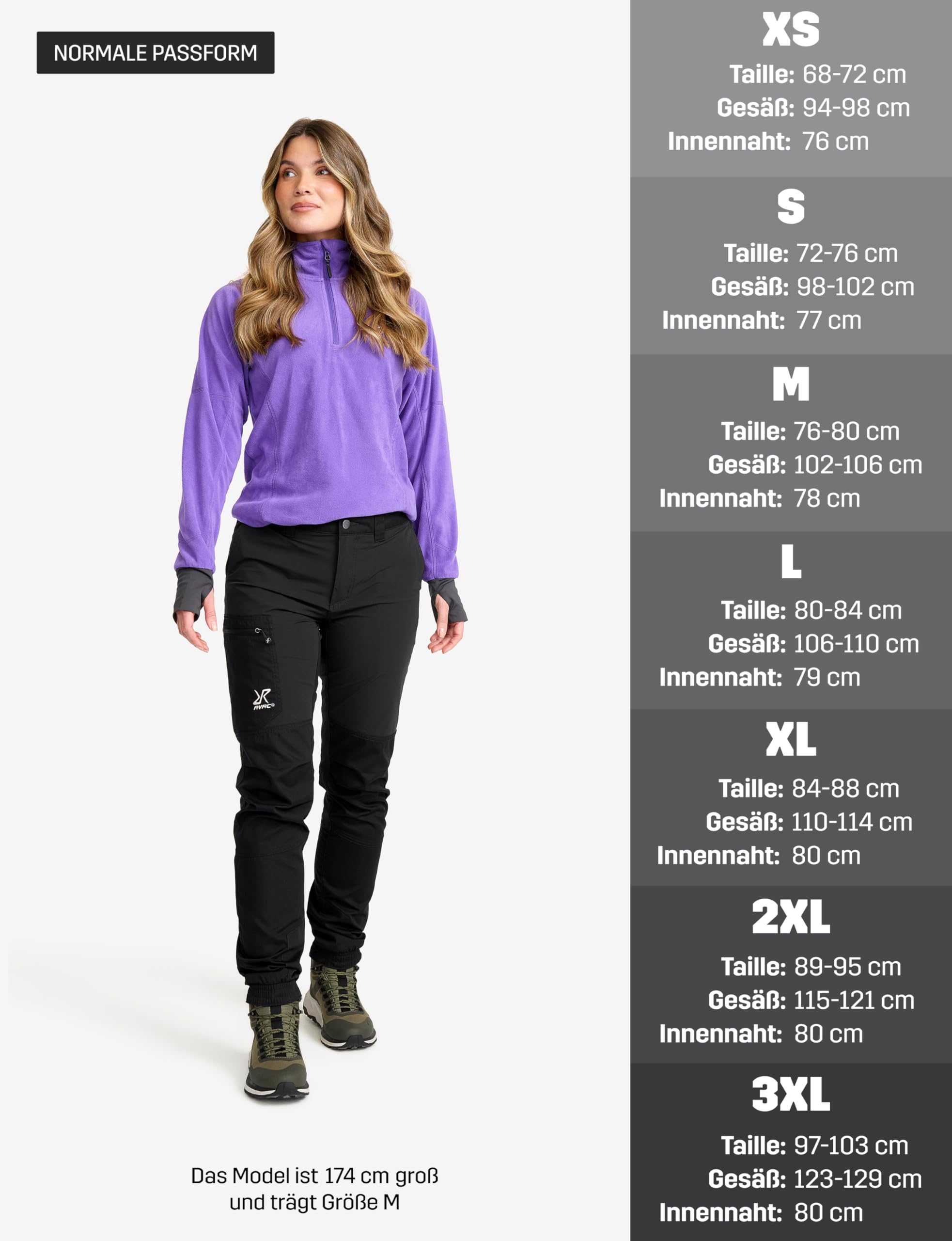 RevolutionRace Rambler Lightweight Pants für Damen, Robuste und leichte Wanderhose für draußen