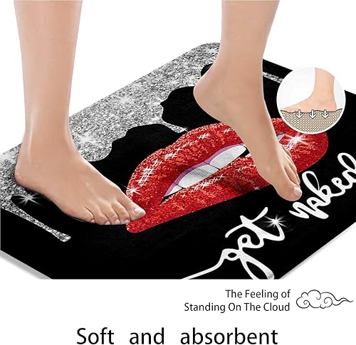 Miniatura 7 de Juego de baño negro con cortina de ducha y alfombras y accesorios, juego de cortinas de ducha con purpurina negra y dorada, cortinas de ducha King y