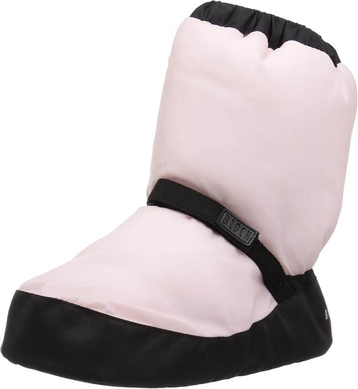 Bloch Girls Warm Up Dance Booties, Lightweight Ballet Slippers, PVC Sole