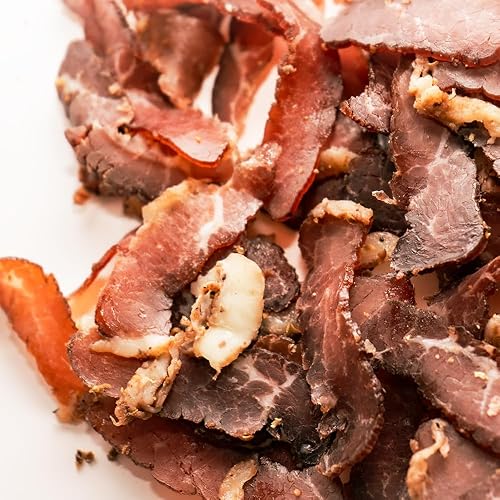 Miniatura 7 de Biltong Depot Original Beef Biltong Slices with Fat – 1lb (16oz) | Air-Dried Beef Jerky Snack | High Protein | Zero Sugar | Keto & Paleo Friendly |