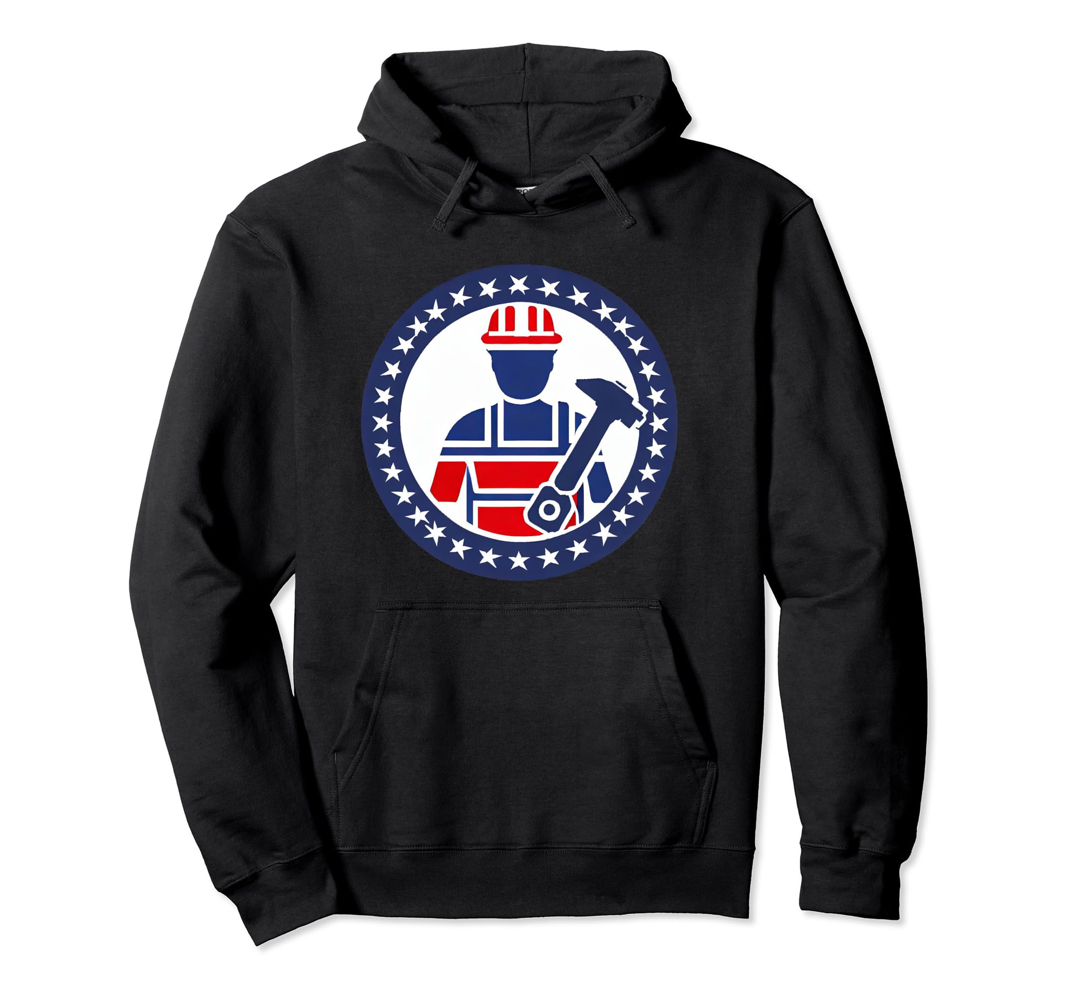 Celebrating Labor Day | Labor Day Digital Art Pullover Hoodie